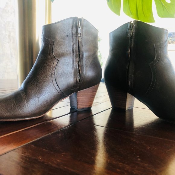 Isabel Marant Dicker Brown Ankle Boots size 40/10 - Picture 6 of 8